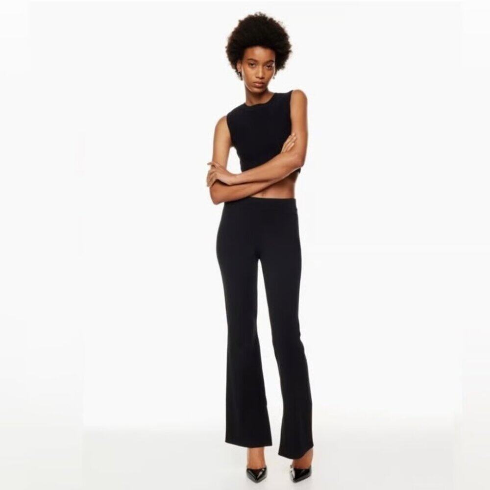 NWOT Aritzia Ten by Babaton Paramount Pant High-waisted knit flared pants